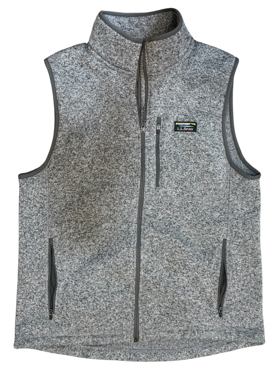 L.L. Bean Other - L.L. Bean Men's Heather Gray Full-Zip Fleece Vest